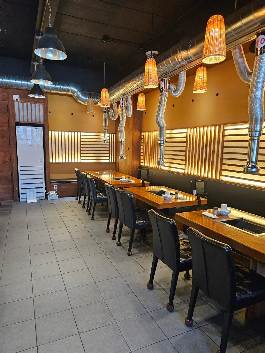 Mesas del comedor de Cheonsanga Jangeoga Hagae Branch