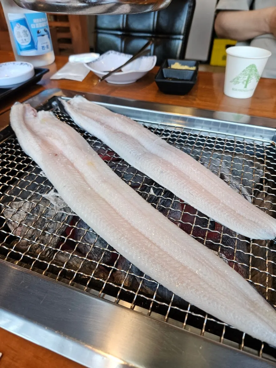 장어 3인 한상차림 기본 세팅