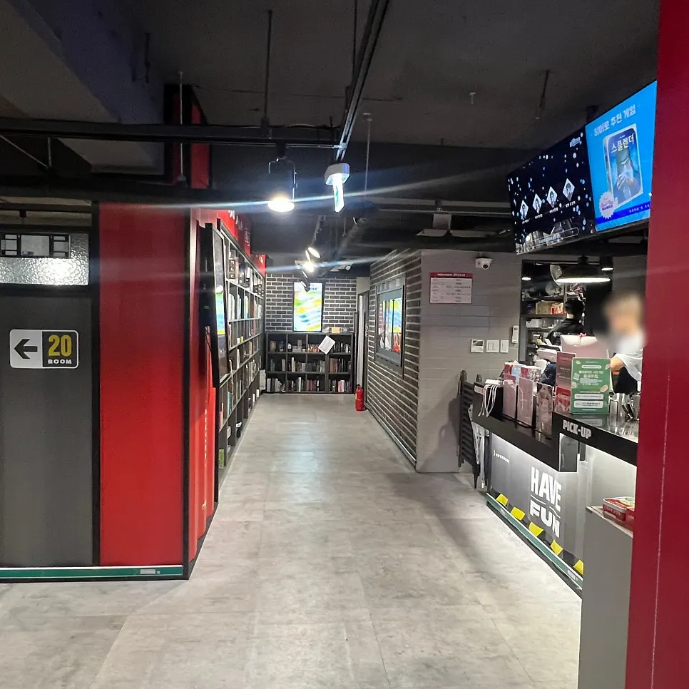 Interior design inside Hero Board Game Cafe Nowon Branch