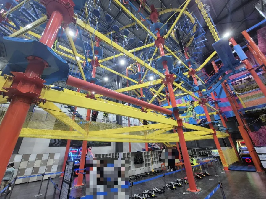 Slide area next to Clip 'n Climb