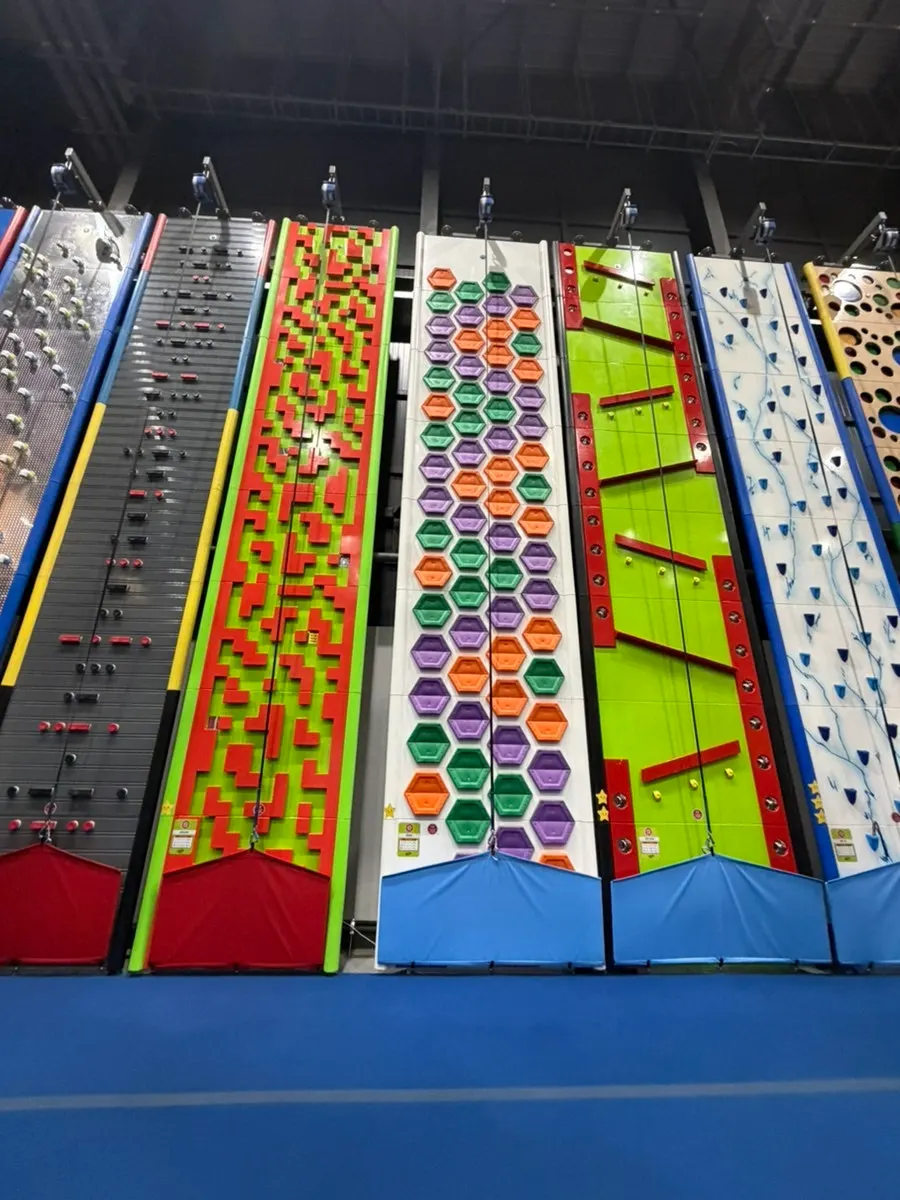 Wall-climbing experience by difficulty level