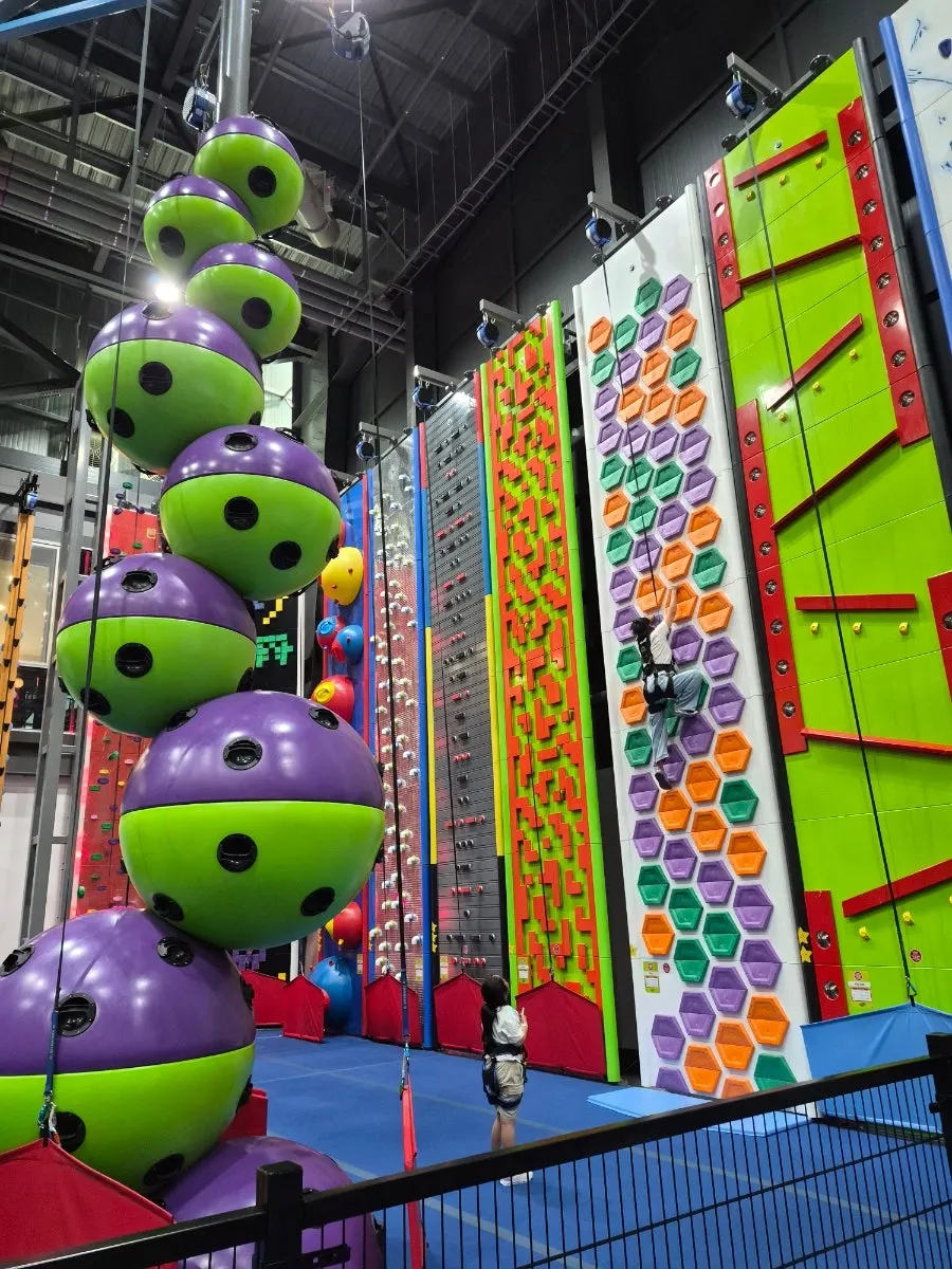 Sky Trail and Clip 'n Climb area at Jump