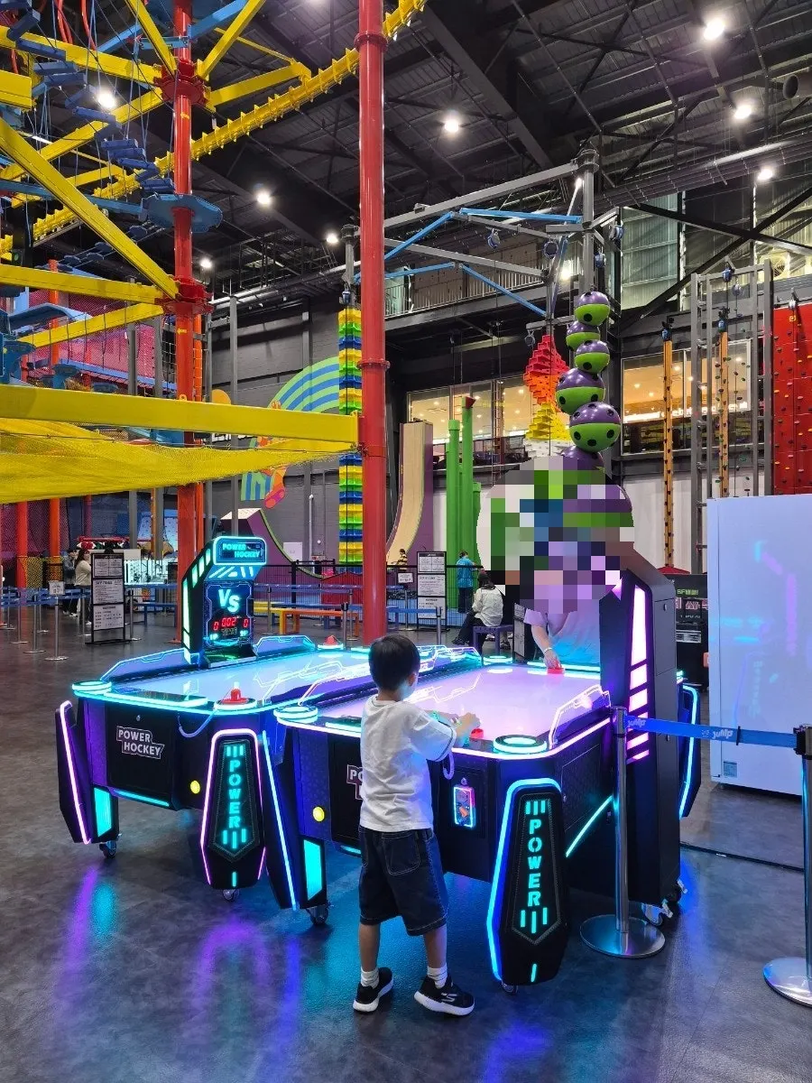 Arcade games good for playing with kids at Jump