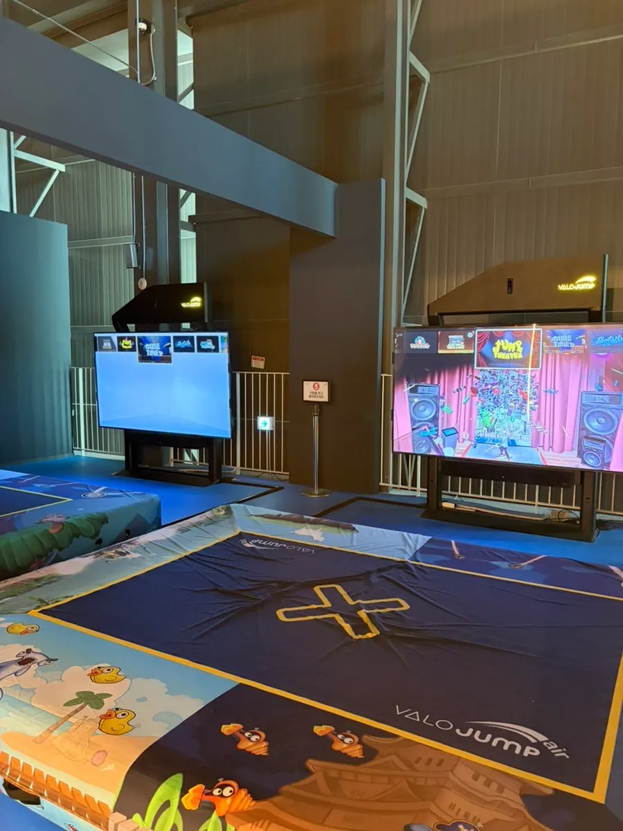Touchscreen game at Jump's Play Interactive