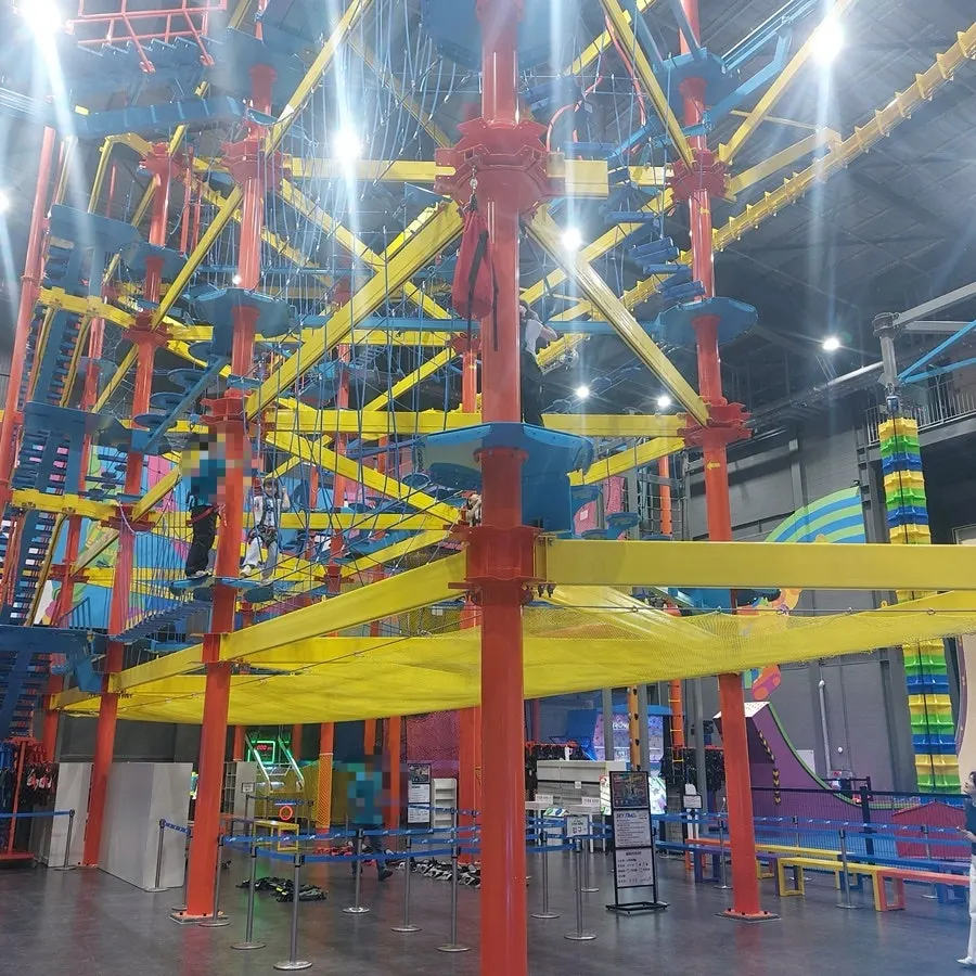 Sky Trail, a high-rope course reaching up to 11m