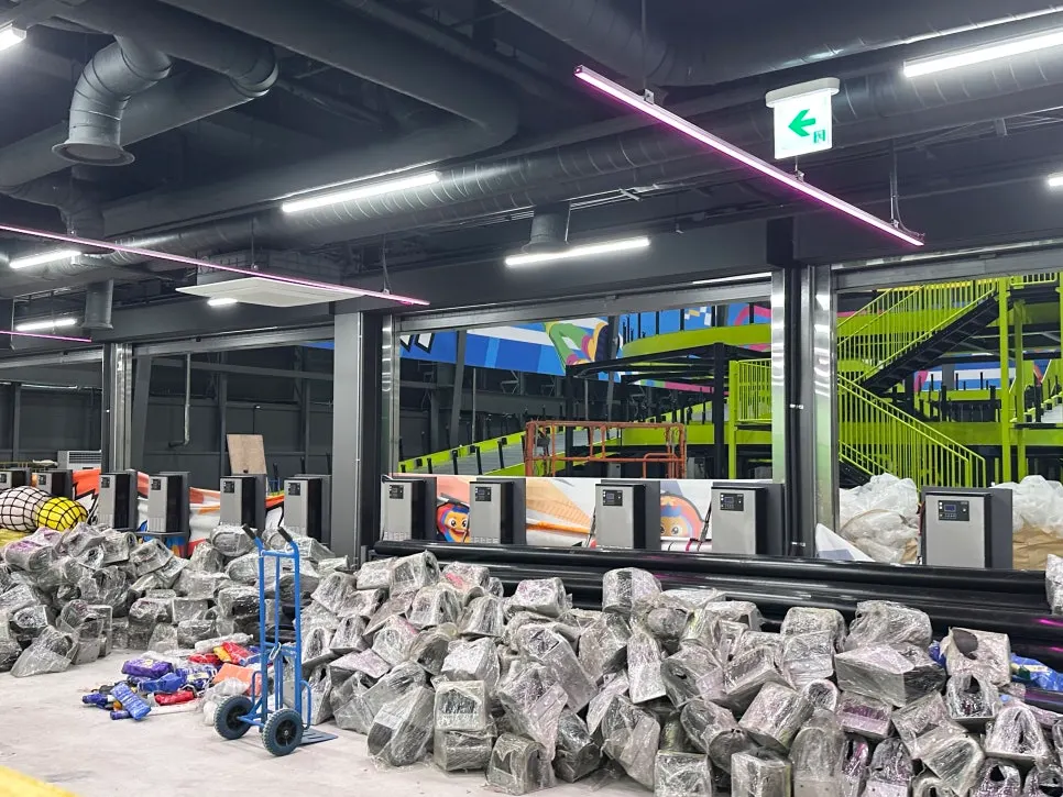 Overview of the facilities in Jump's 1F Adventure Zone