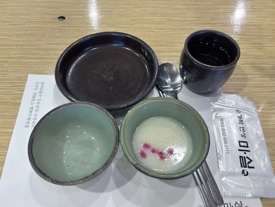 Hanjeongsik table spread at Sutgarak Bansang Masil