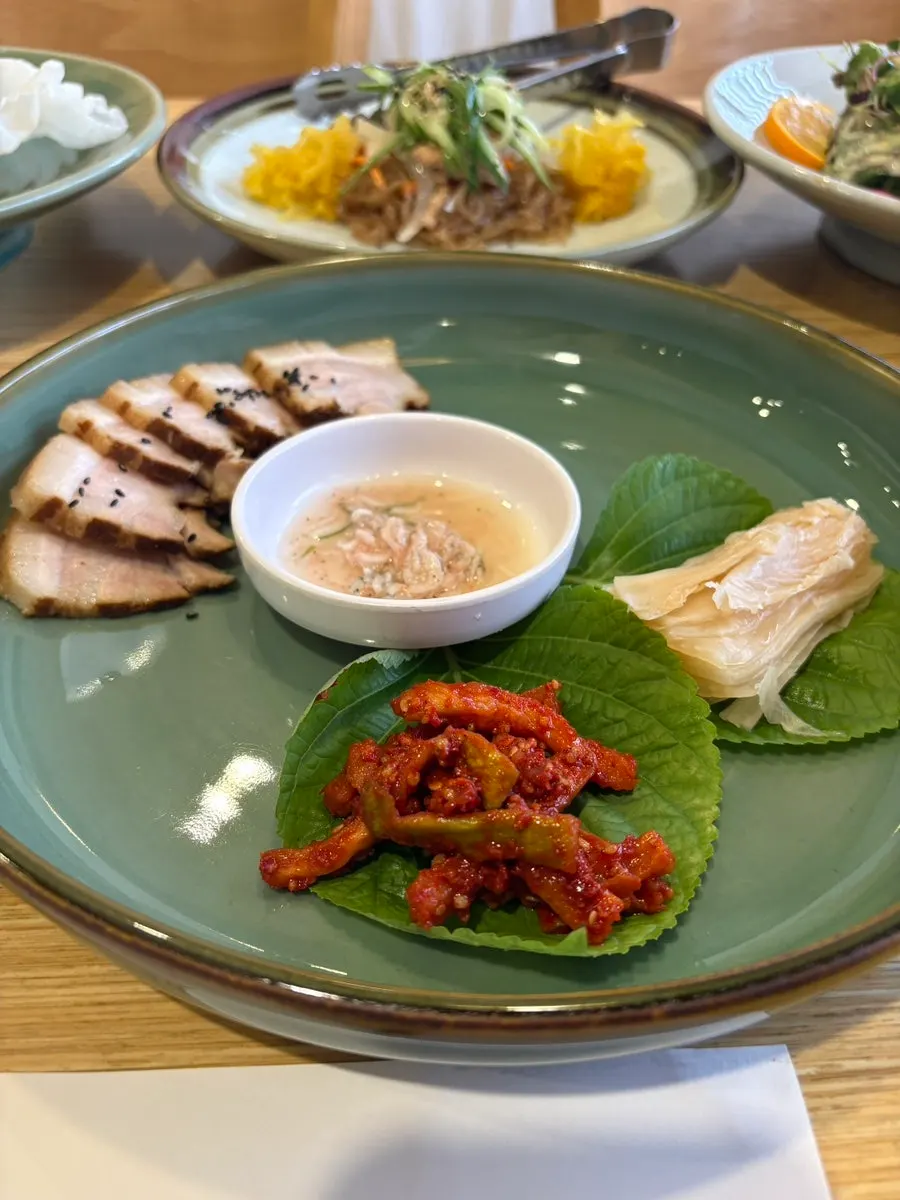 마실 2인세트 상차림 전체
