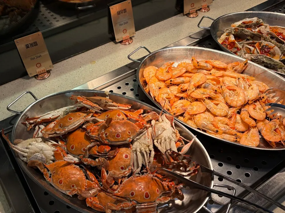 Newly launched steamed crab