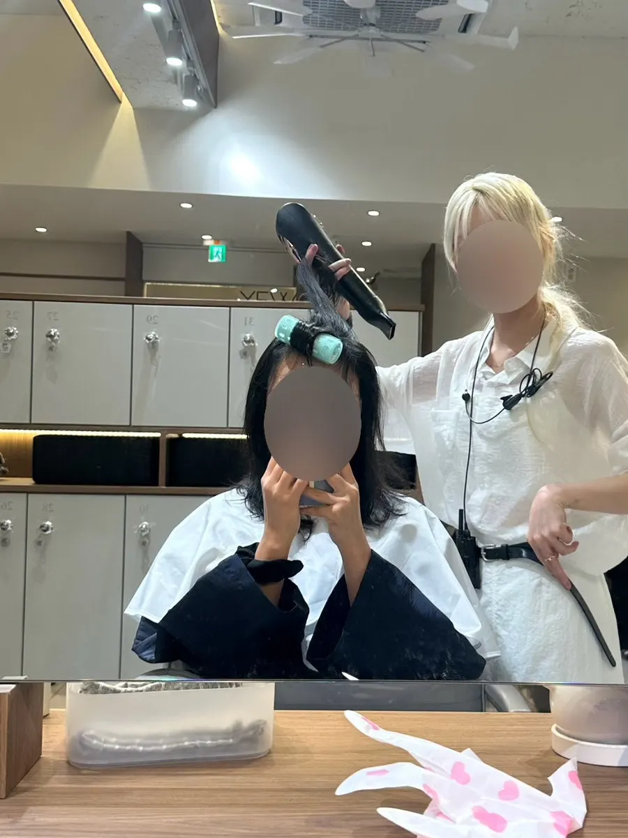 옆통수 볼륨이 살아난 중단발