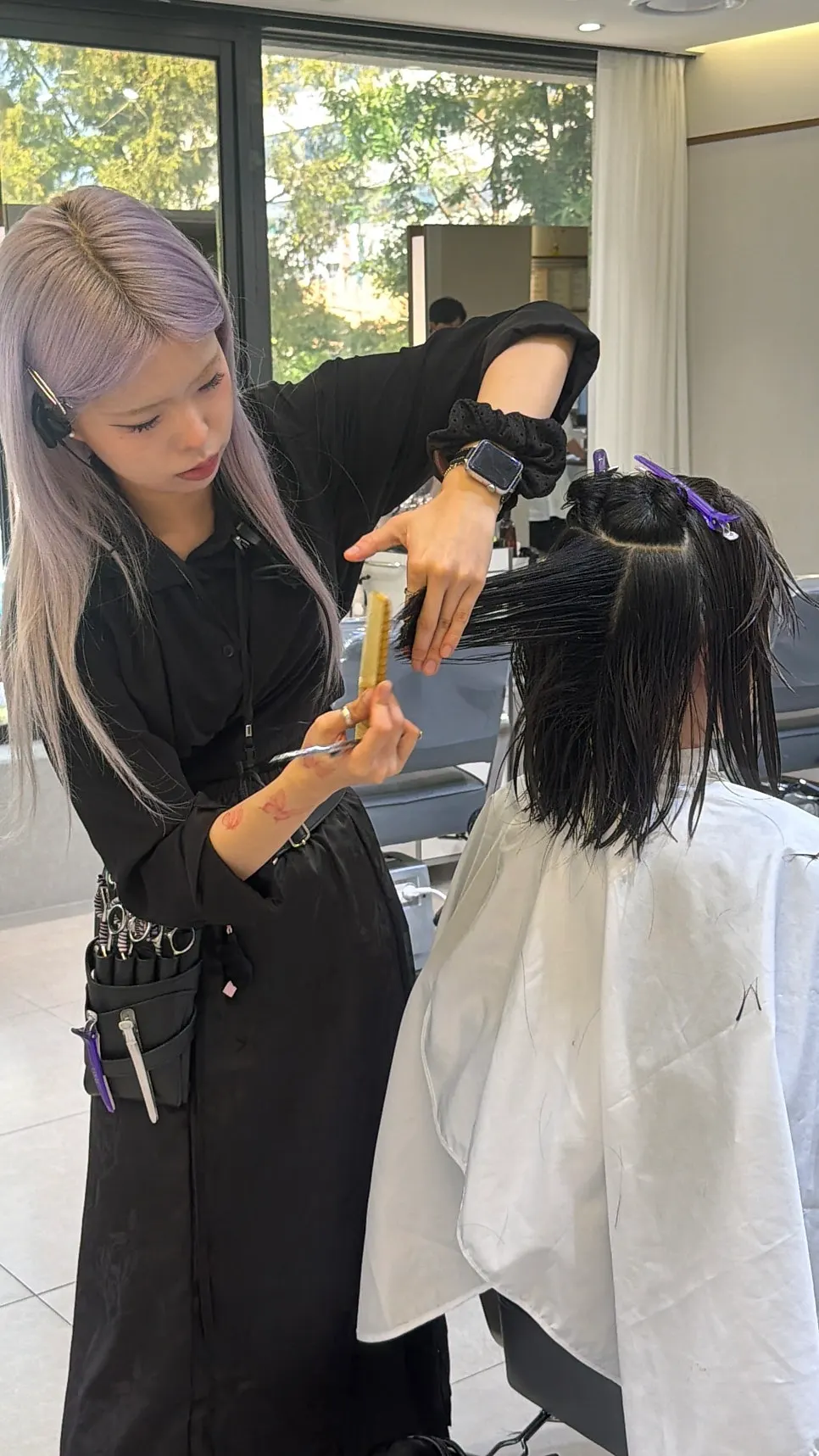Shampoo and scalp massage service