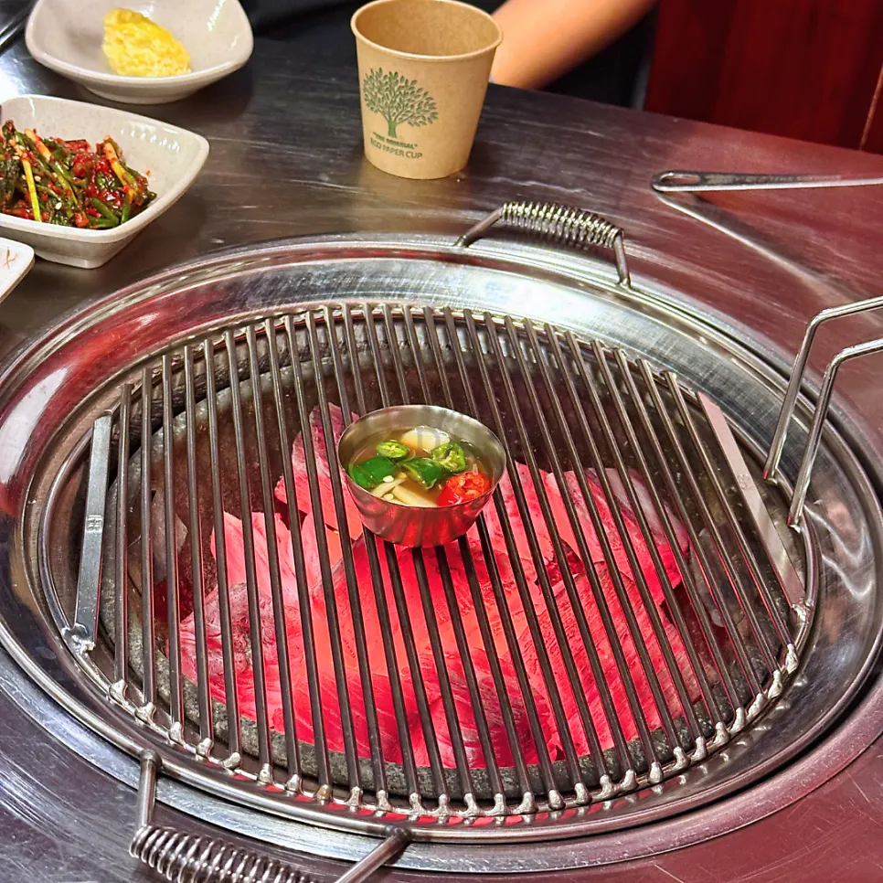 Moksam hanpan dan doenjang sulbap yang dipesan