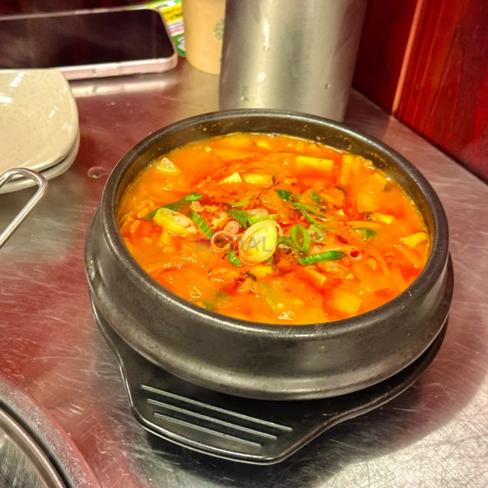 Doenjang sulbap yang dipesan bersama daging