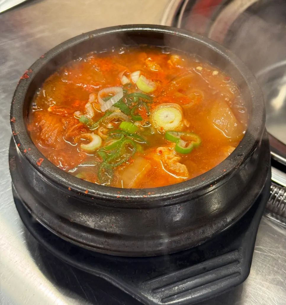 Side dish of aged kimchi stew