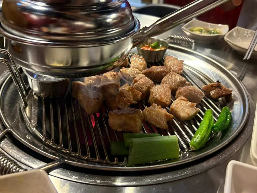 노원역 고기집 목삼화로 목살 상차림