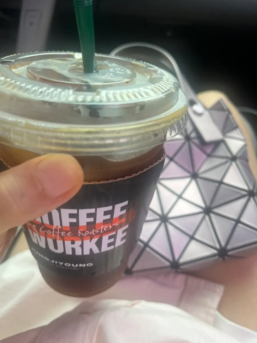 A nutty latte and an Americano