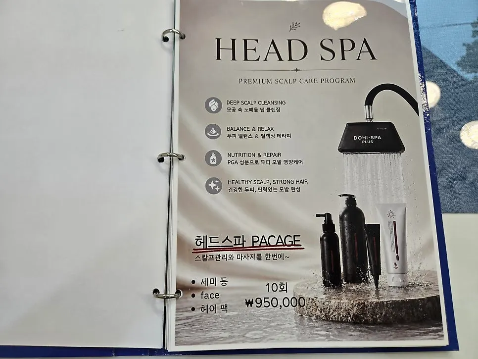 Ryeowon Skin Care's treatment program price list