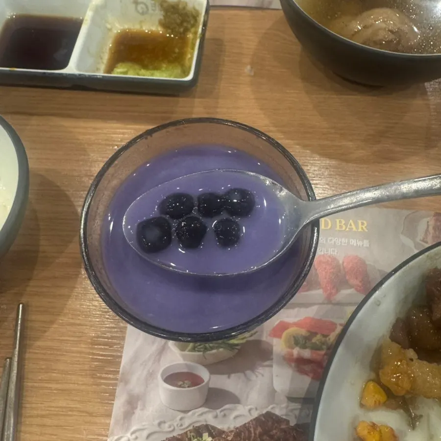 Taro milk tea at Kuu Kuu Nowon Branch