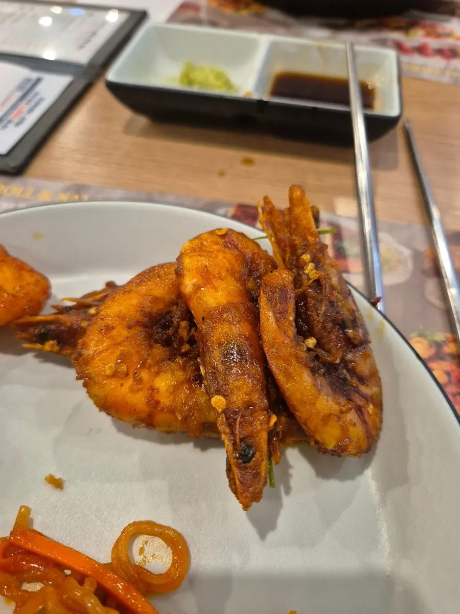 천천히 즐긴 뷔페 메뉴