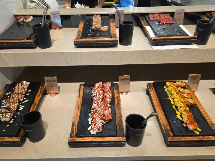 Sushi section at Kuu Kuu Nowon Branch