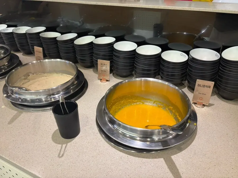 Noodle dishes made on request by staff