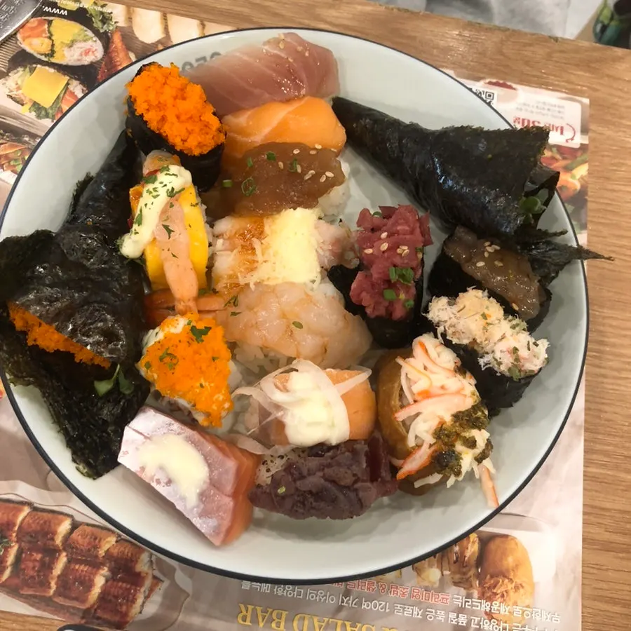 뷔페에서 제공되는 LA갈비 메뉴
