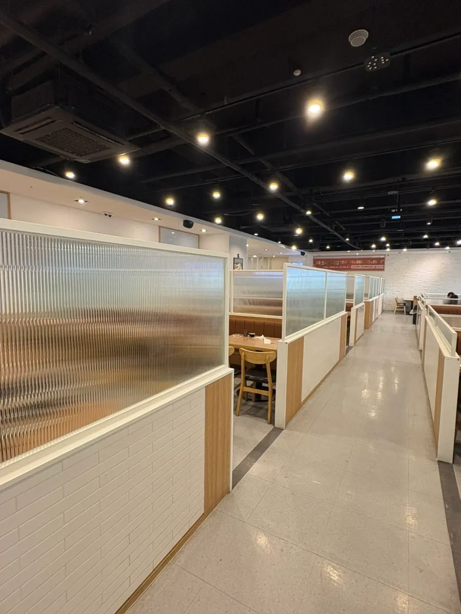 Area around the counter at Kuu Kuu Nowon Branch