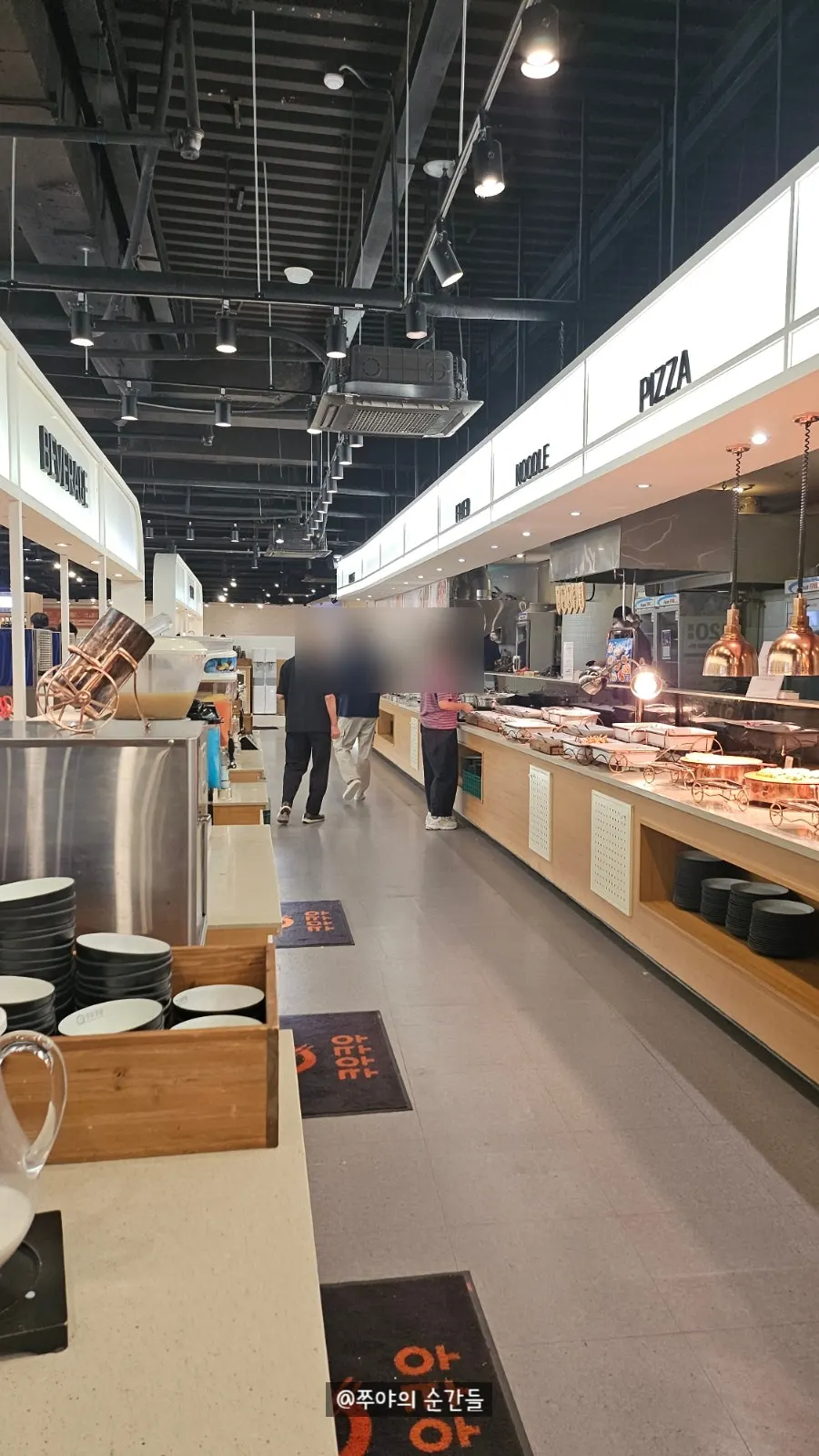 Western dishes at Kuu Kuu Nowon Branch
