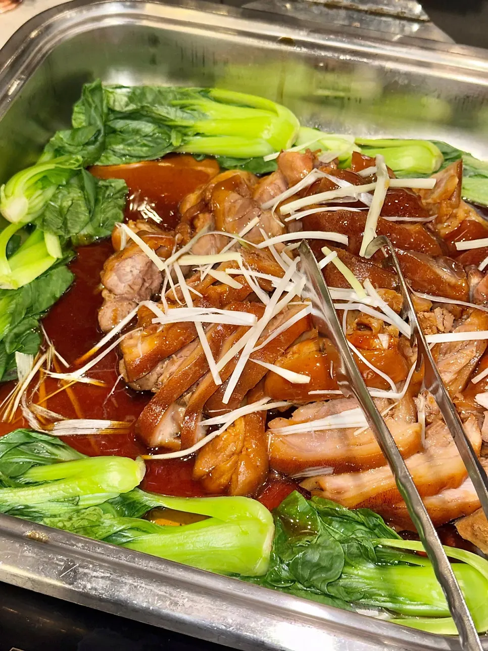 Meat dishes and encroûte soup