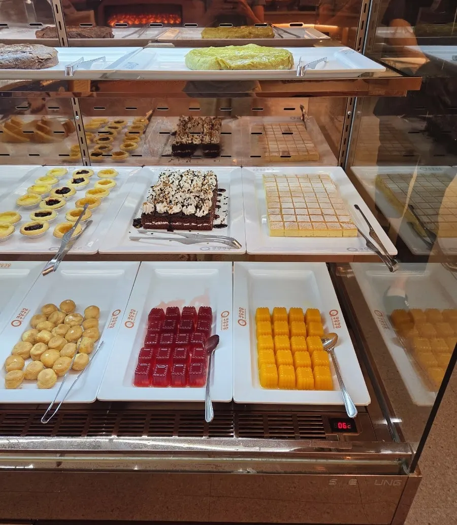 Fruit and assorted dessert items
