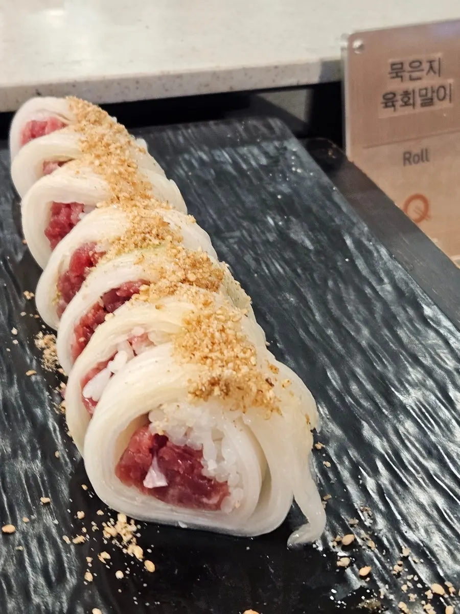 Ankimo (monkfish liver) sushi