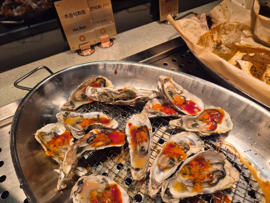 A plate of yukhoe and seafood