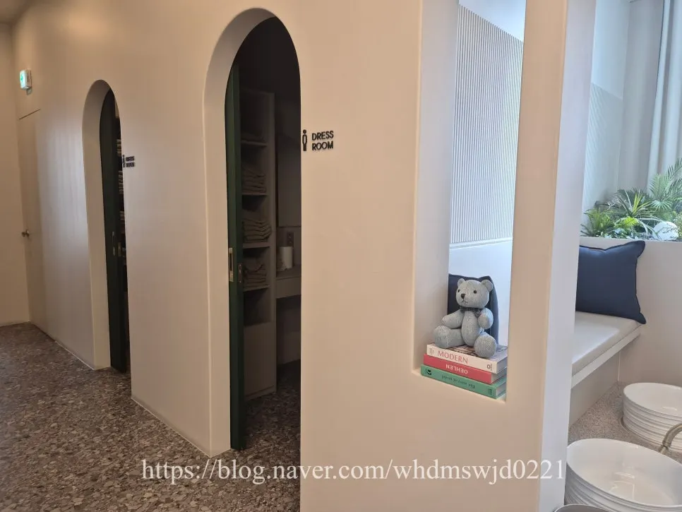 Treatment room where the 60-minute lower-body focused course took place
