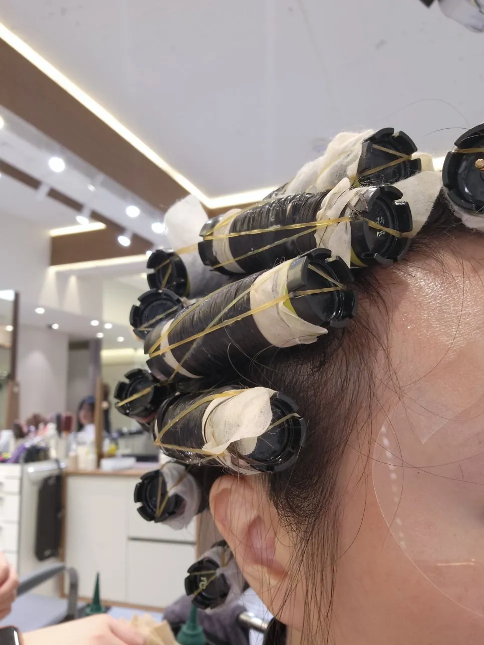 Big medium-length wave perm near Nowon Station at Yeum Hair Nowon District Office branch