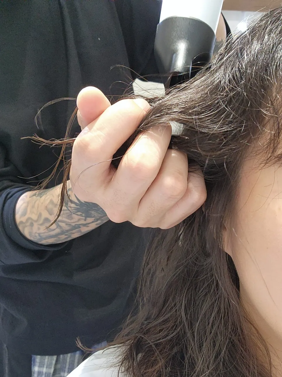 Final shampoo and mist treatment