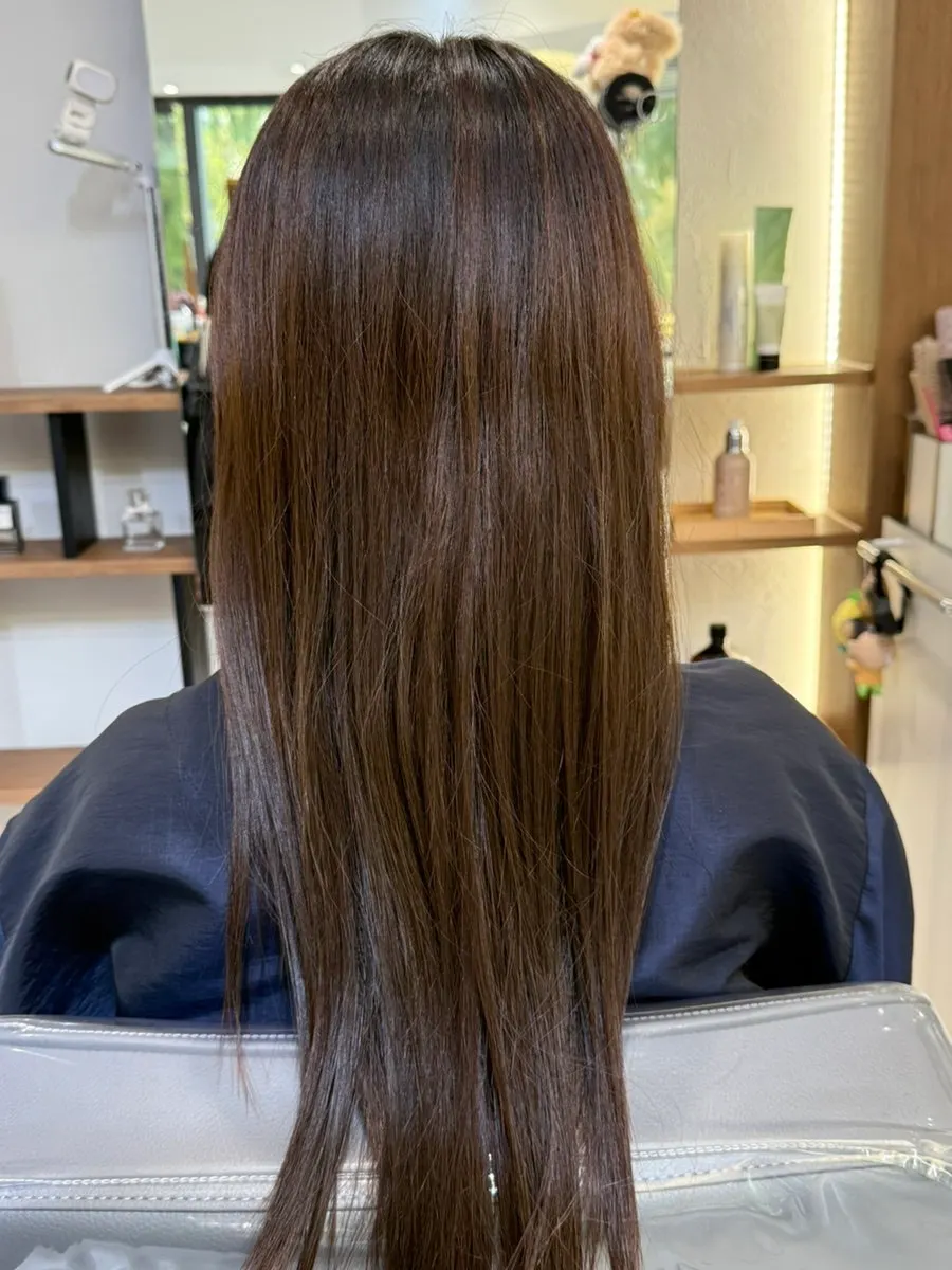 Before hair color that had faded lighter