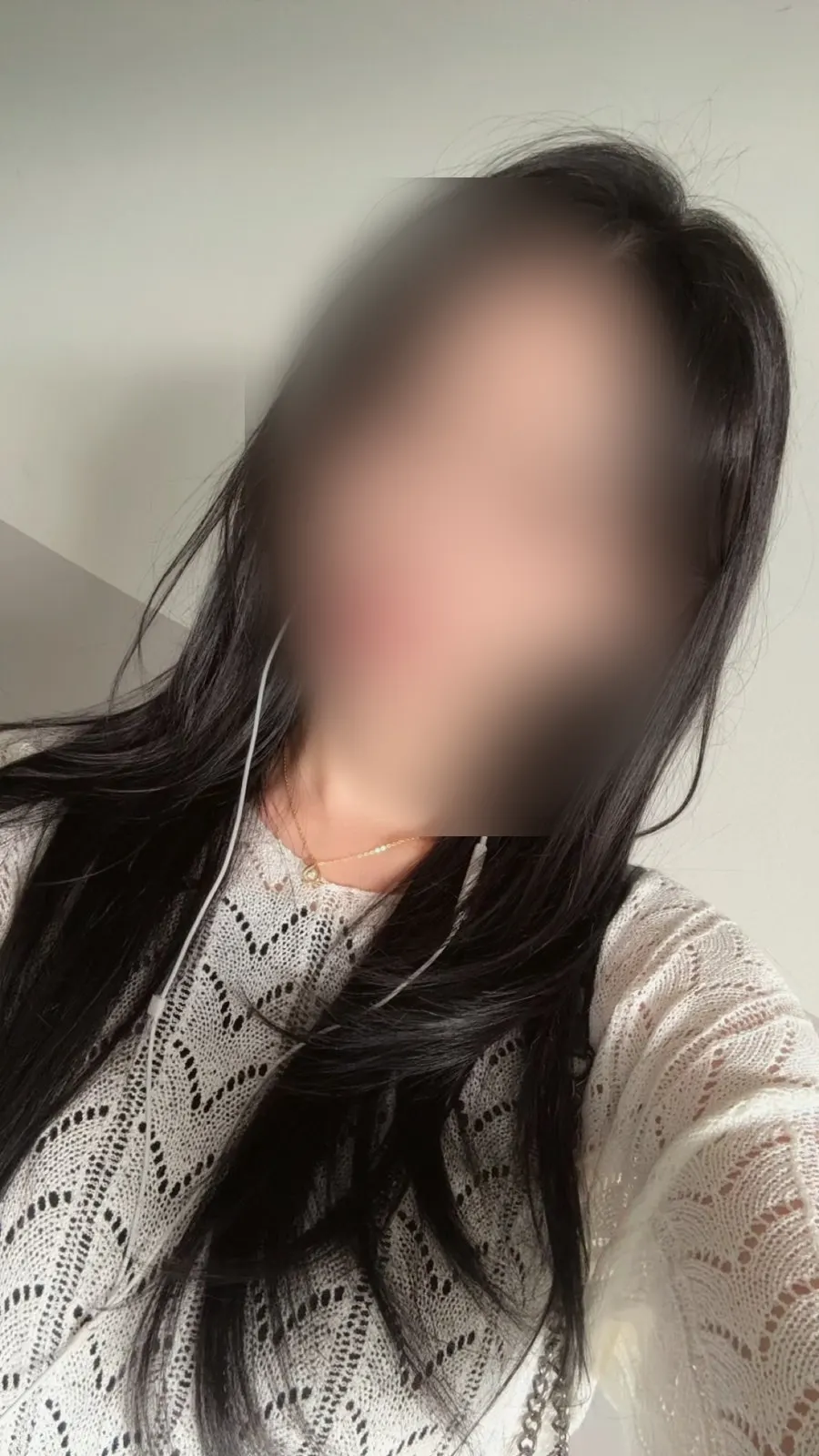 Happy selfie taken after the dye job