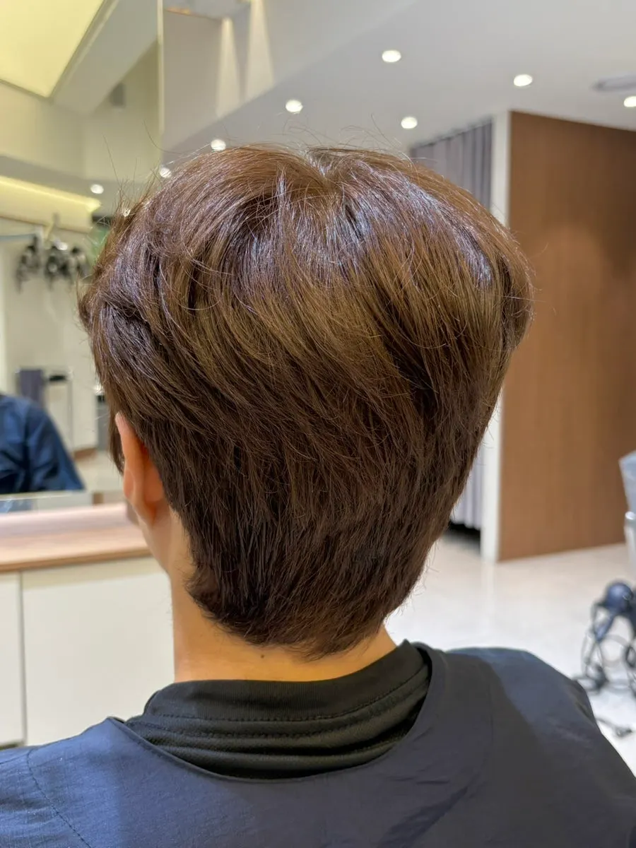 Finished level 13 bright brown dye result