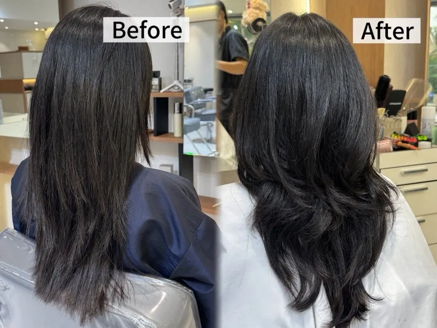 Main image of the layered CS curl perm at Yeum Hair near Nowon Station