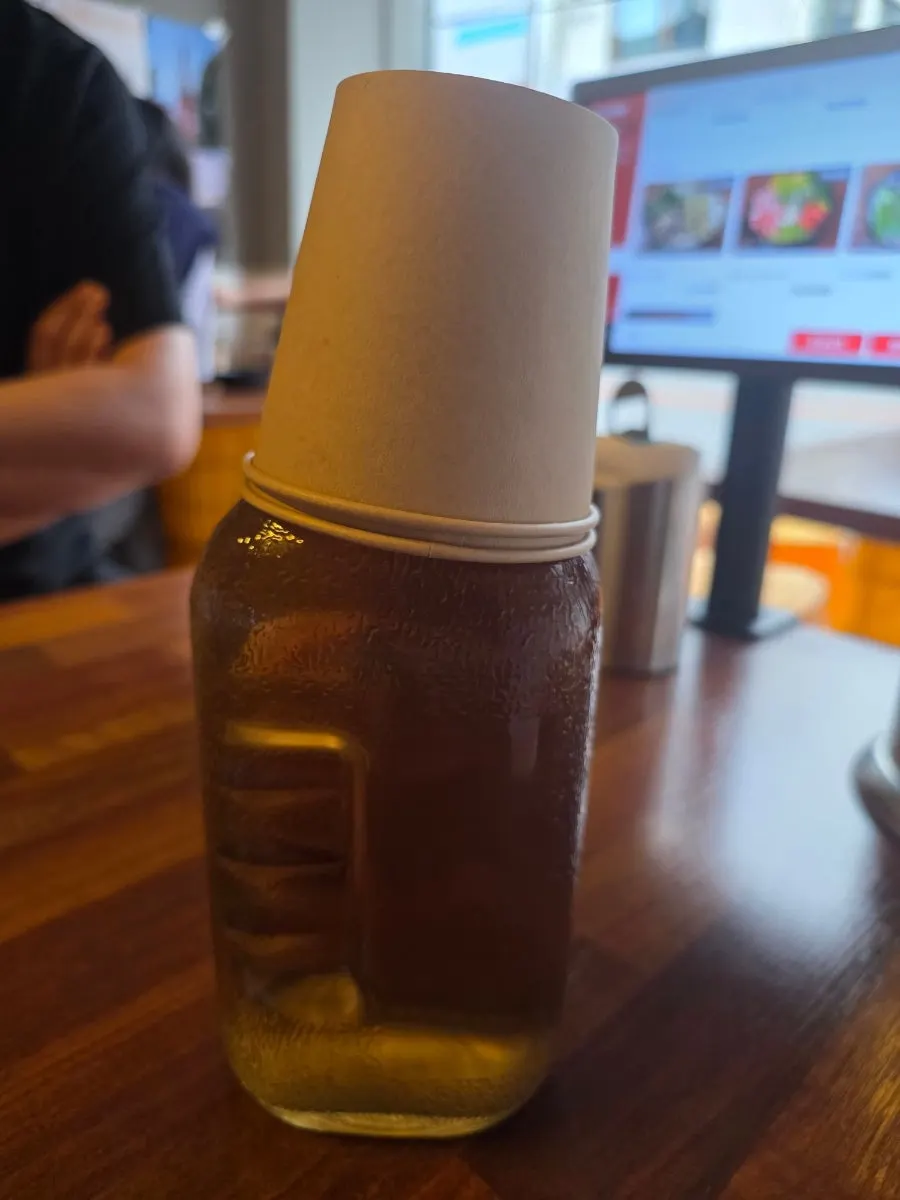 누리담 기본 세팅과 보리차 잔