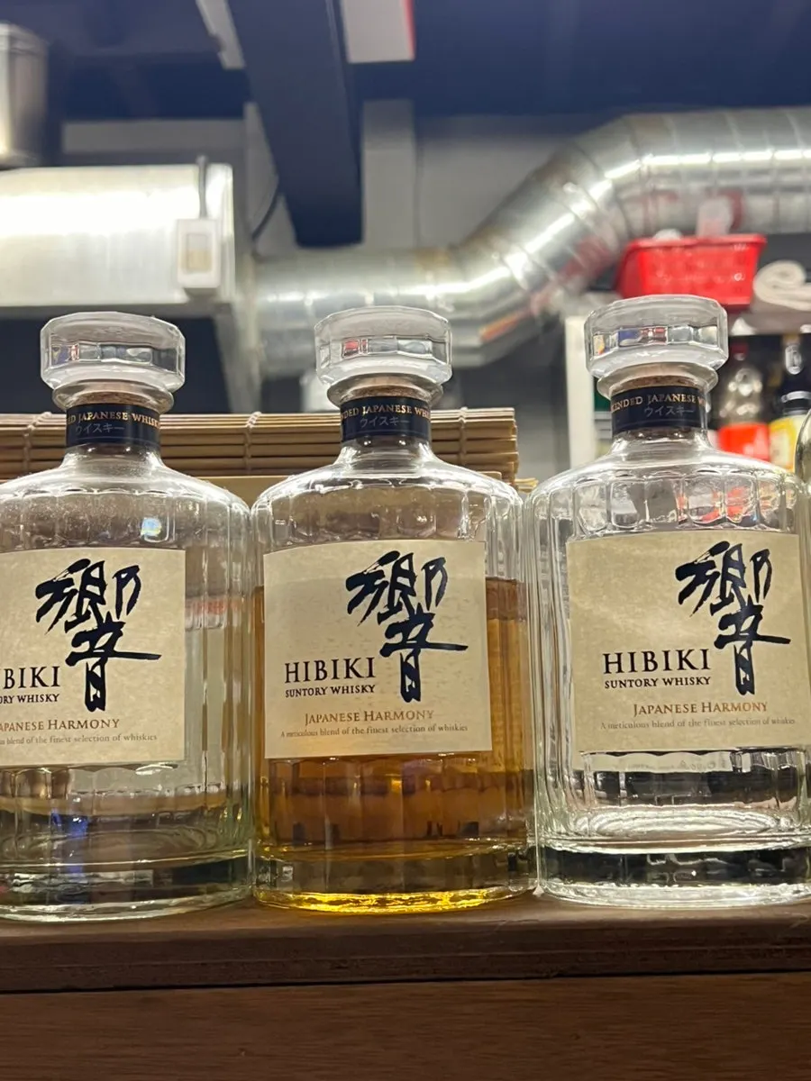 A strong, generously poured Hibiki highball
