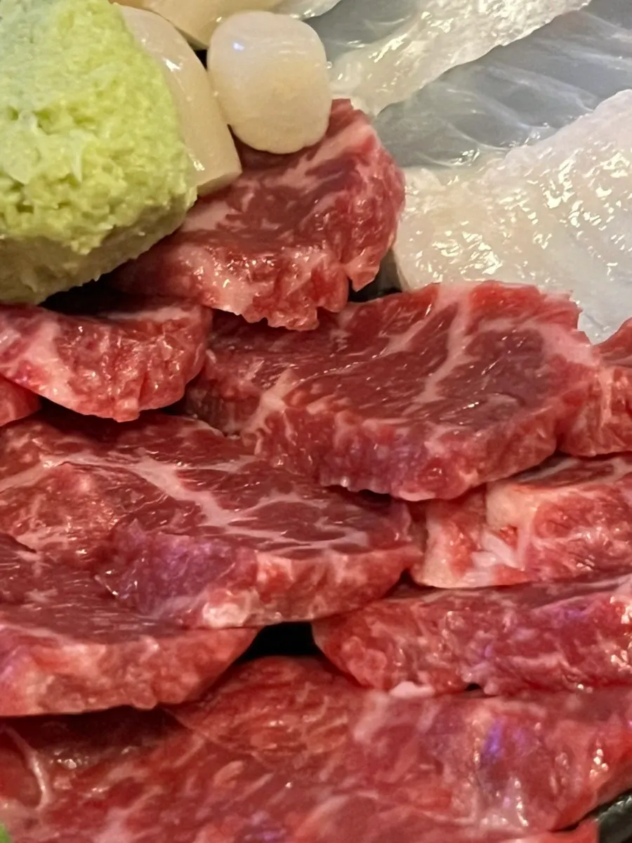 1++ grade Korean beef yukhoe sashimi from Majang-dong