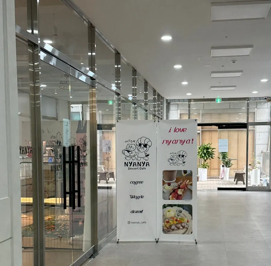 Entrance of Nyanya at Unit 502 on Gwangdeok-daero