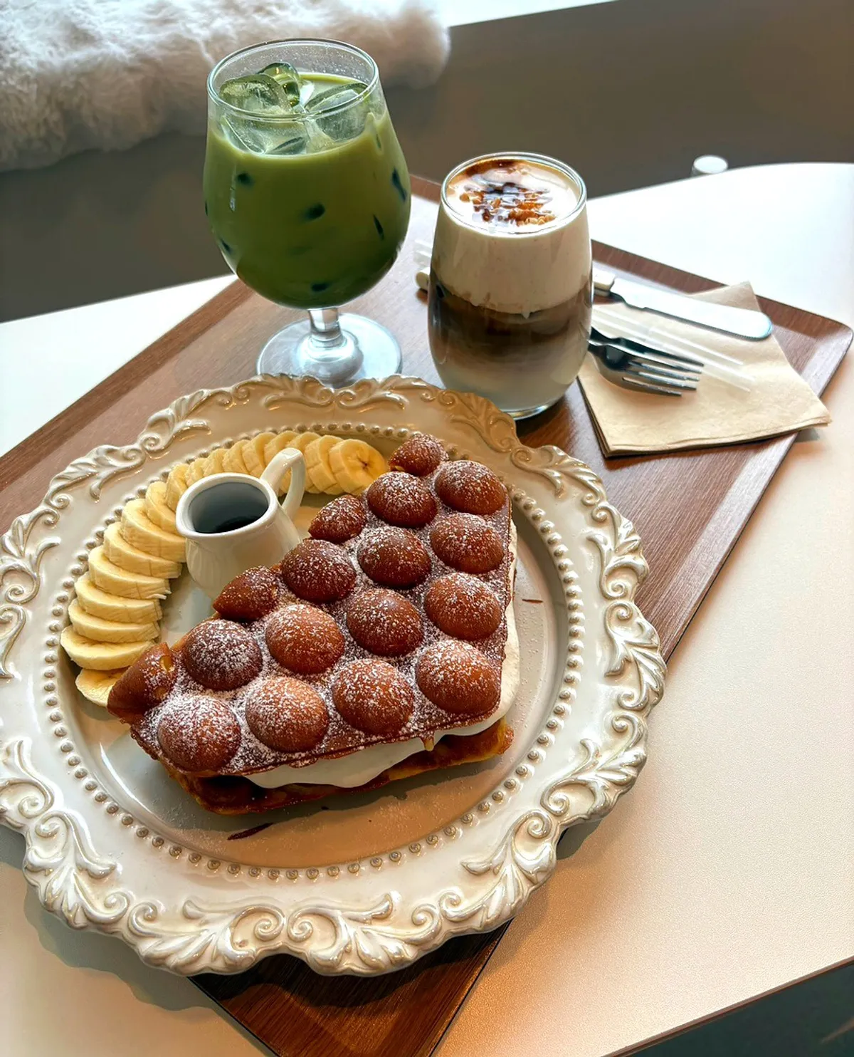 Nyanya café's dessert and drink menu board