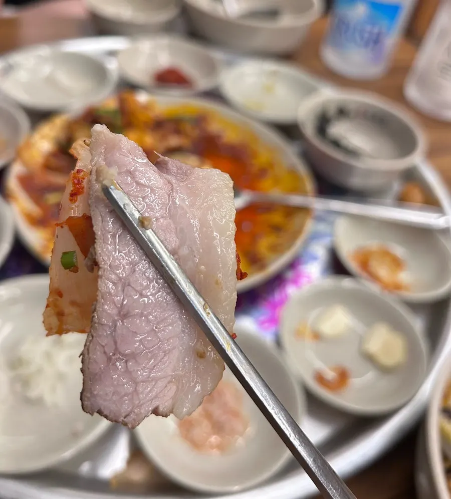 A plate of bossam filling