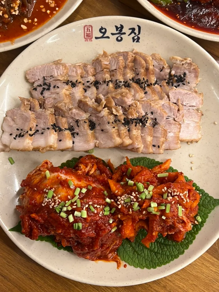 Rice ball with stir-fried octopus