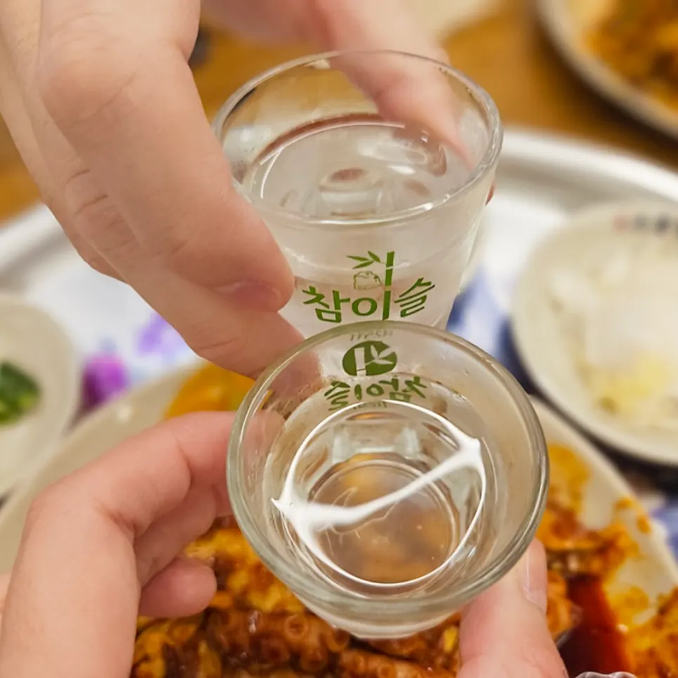 반주와 함께 즐기는 낙지볶음 안주