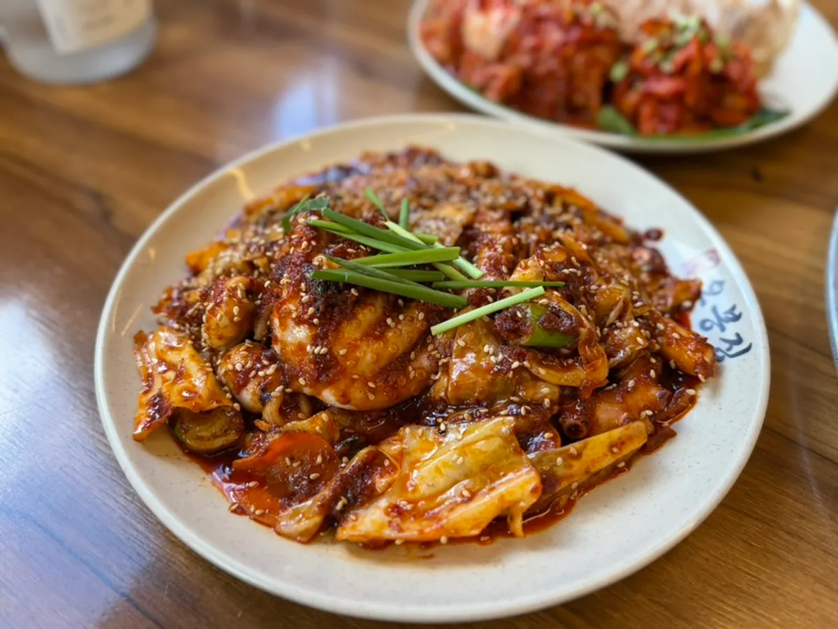오봉집 삼성점 낙지볶음 보쌈 막국수 한상