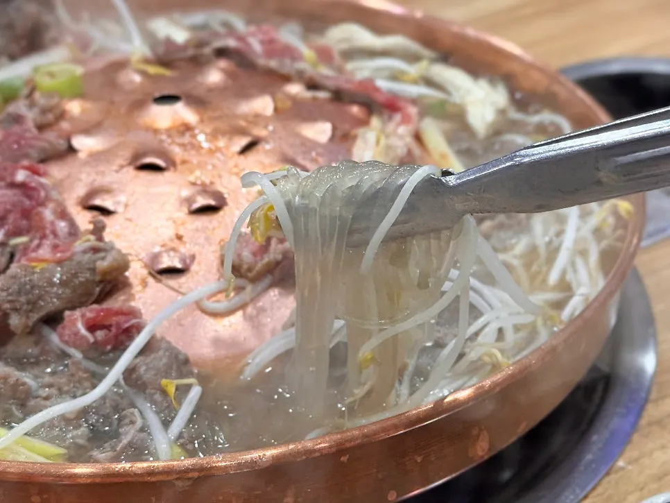 Beef bulgogi dipped in special sauce