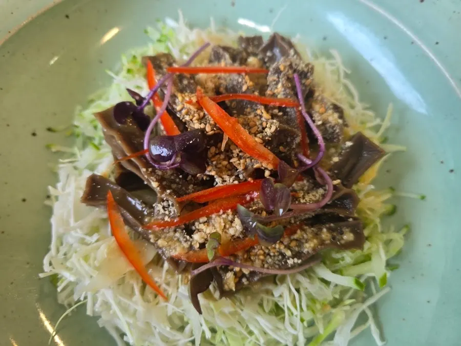 A hanjeongsik course dish prepared by the chef
